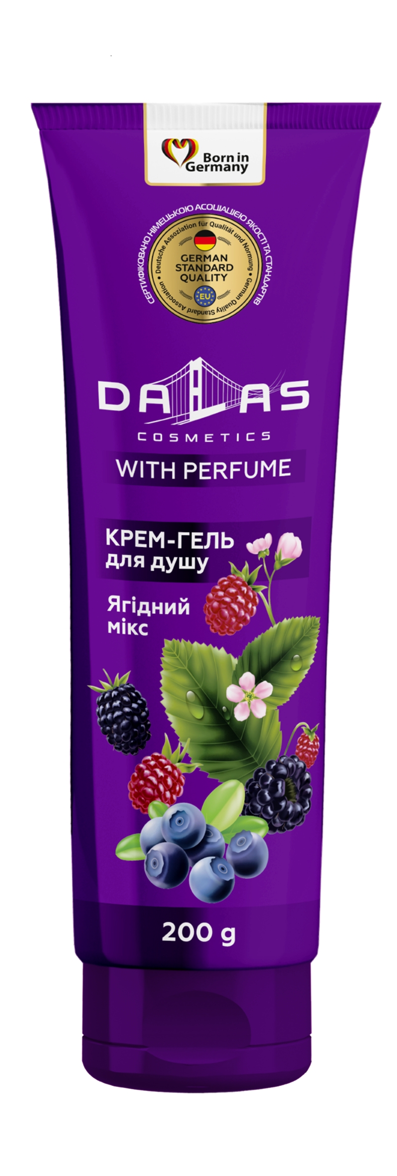 DALAS Dušas krēms-želeja Ogu maisījums 200ml