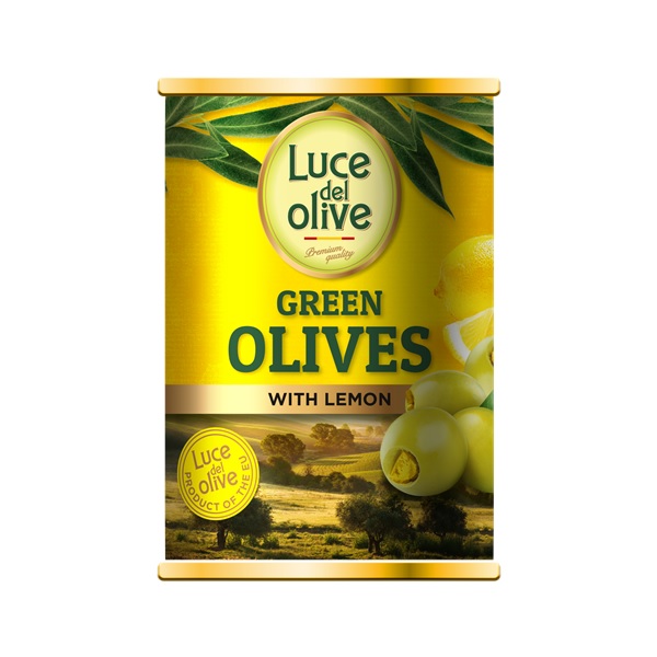 Olīves zaļas ar citronu