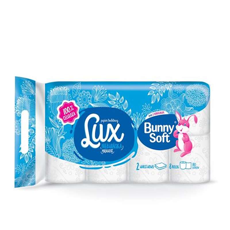 Tualetes papīrs BUNNY SOFT  lux 8gb.